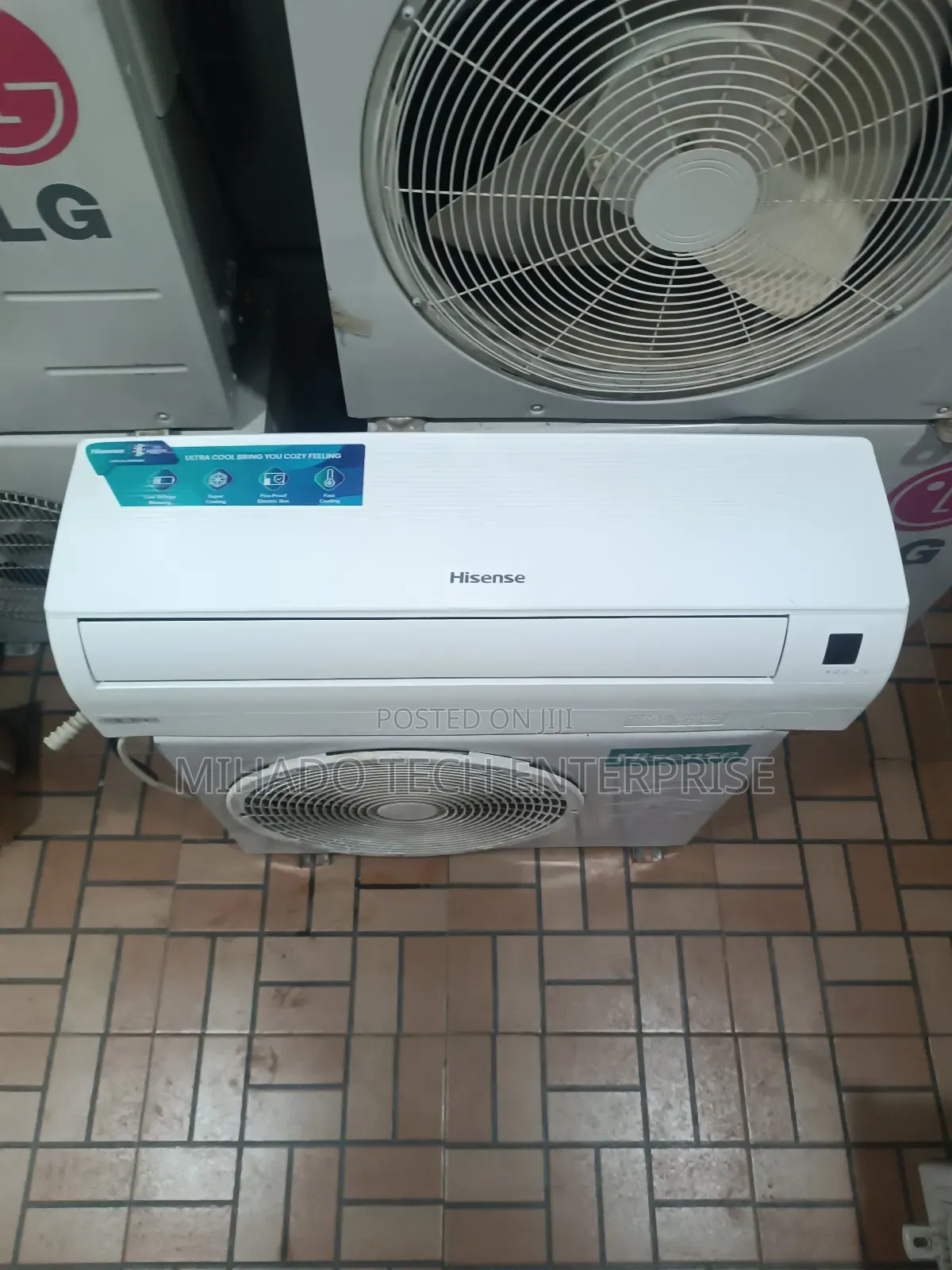 1hp Hisense Air Conditioner, Kow Voltage Starter(Lvs)