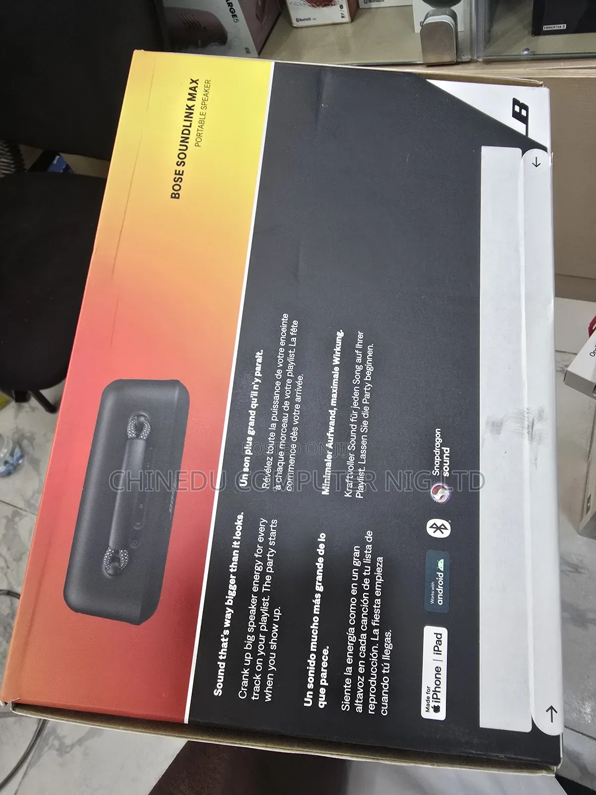 Bose Soundlink Max Bluetooth Speaker