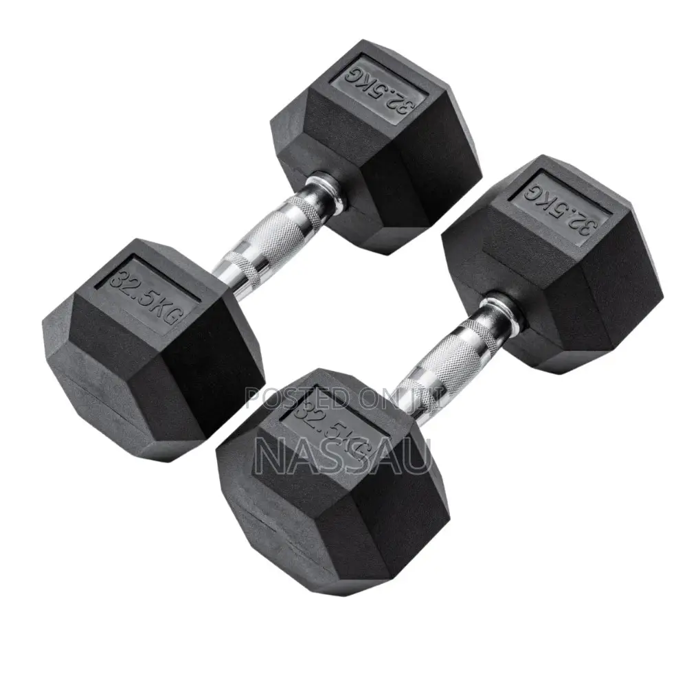 Pair of Hex Commercial Dumbbell 32.5kg