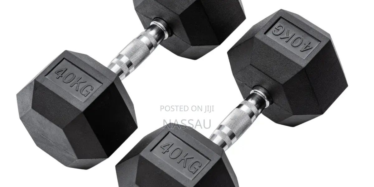Pair of Hex Commercial Dumbbell 40kg