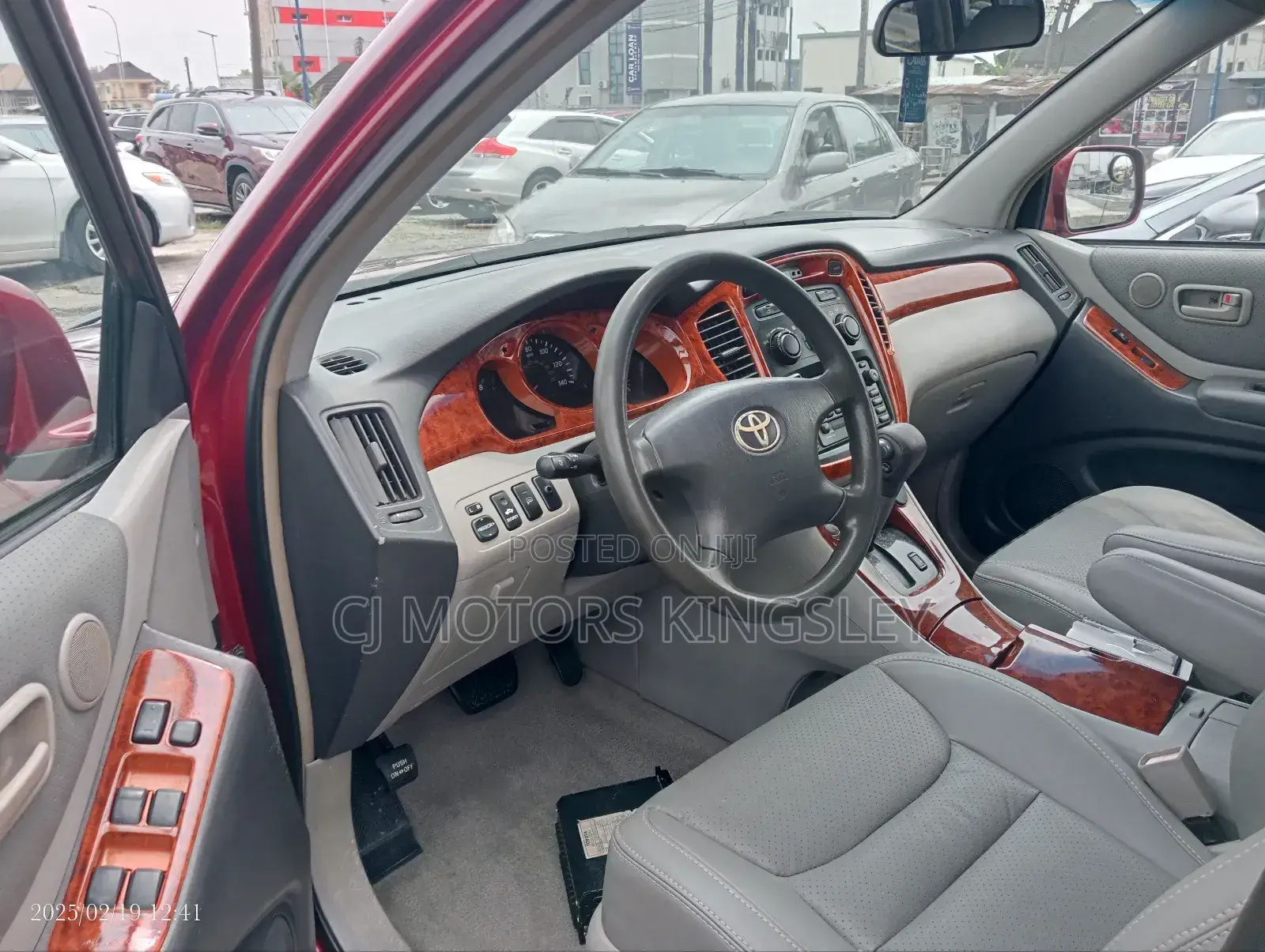 Toyota Highlander Limited V6 AWD 2003 Red