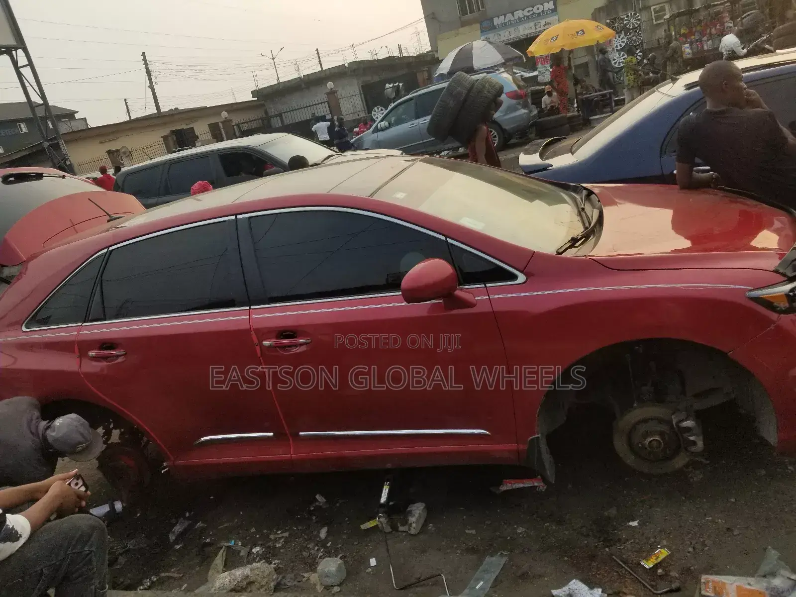 20 Inches Alloyed Wheel And Tyres For Toyota Venza Upgrade