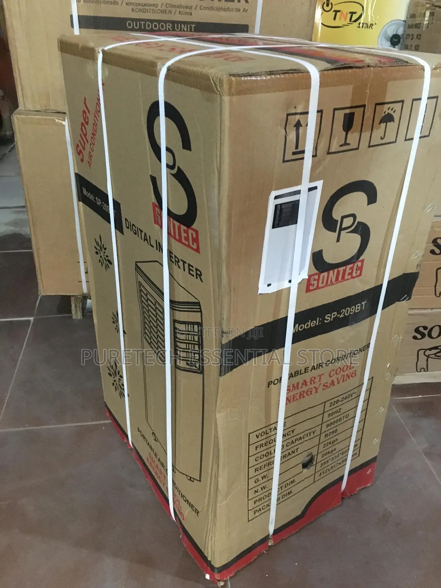 Original Sontec Potable 1.5hp Digital Air Conditioner