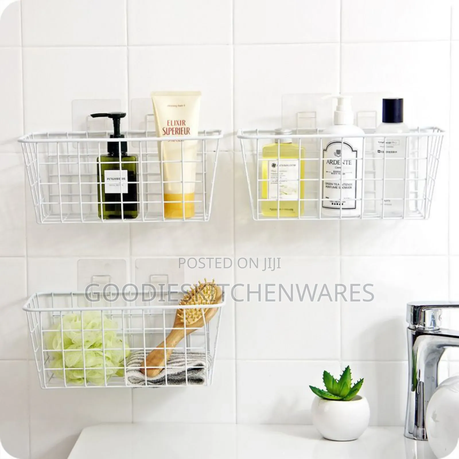 Wall Mounted Rack for Bathroom and Kitchen , Storage Rack