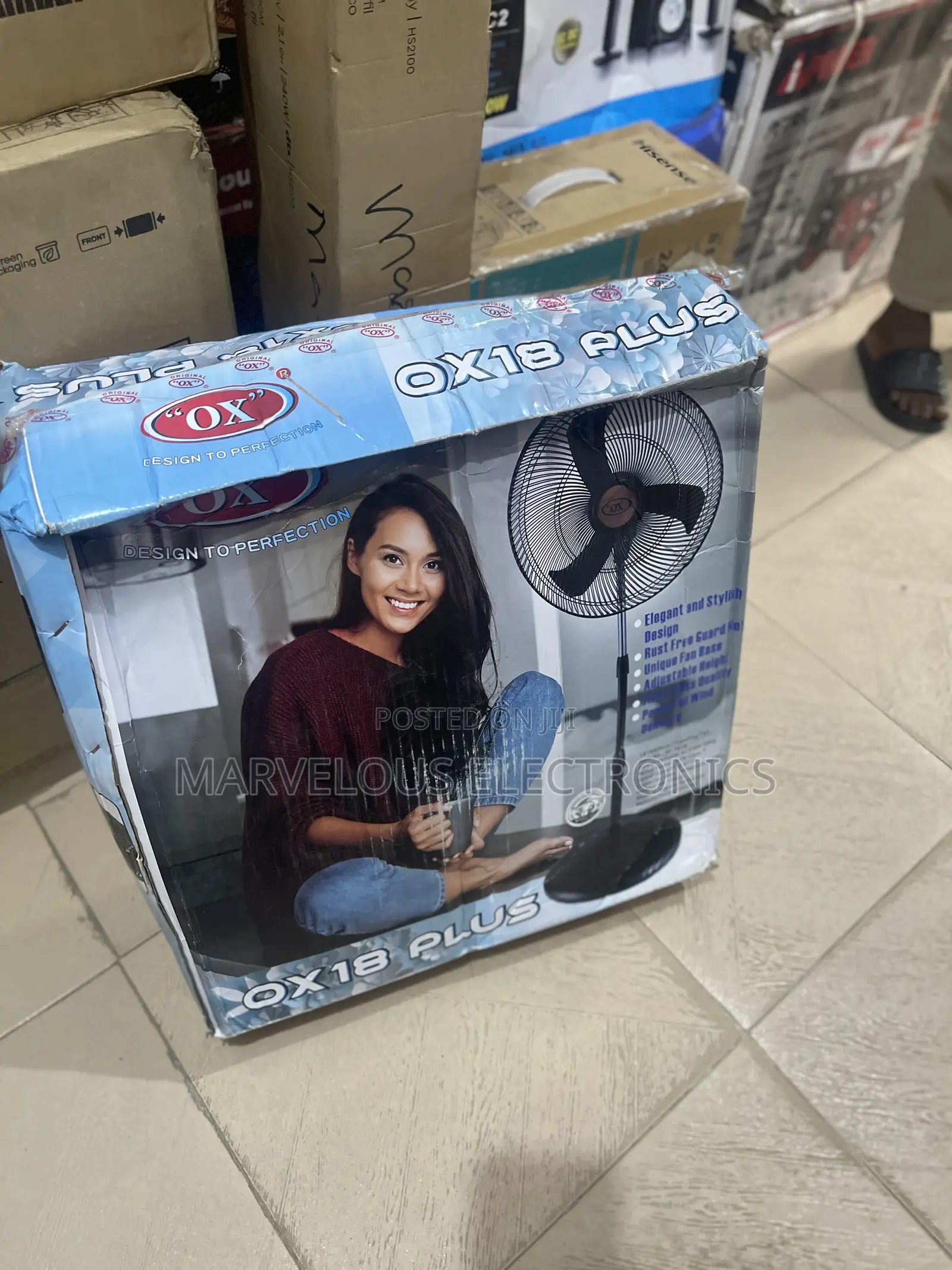 Brand New 18inch OX Standing Fan