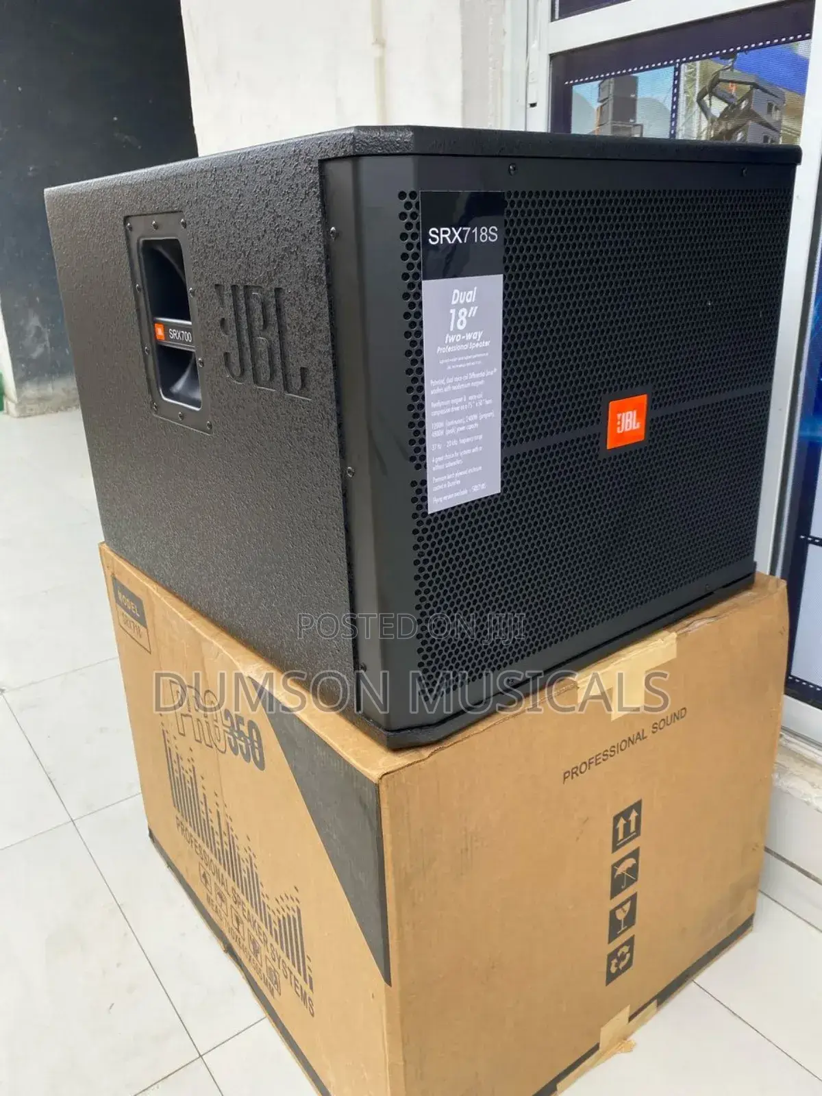 JBL Single Sub 18 Inches Big Magnet Engraved