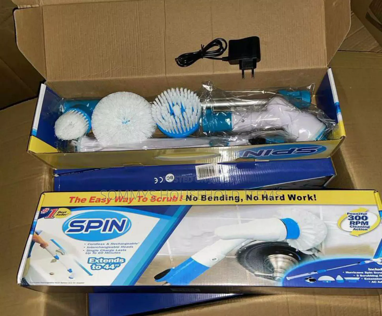 Rechargeable Spin Scrubber