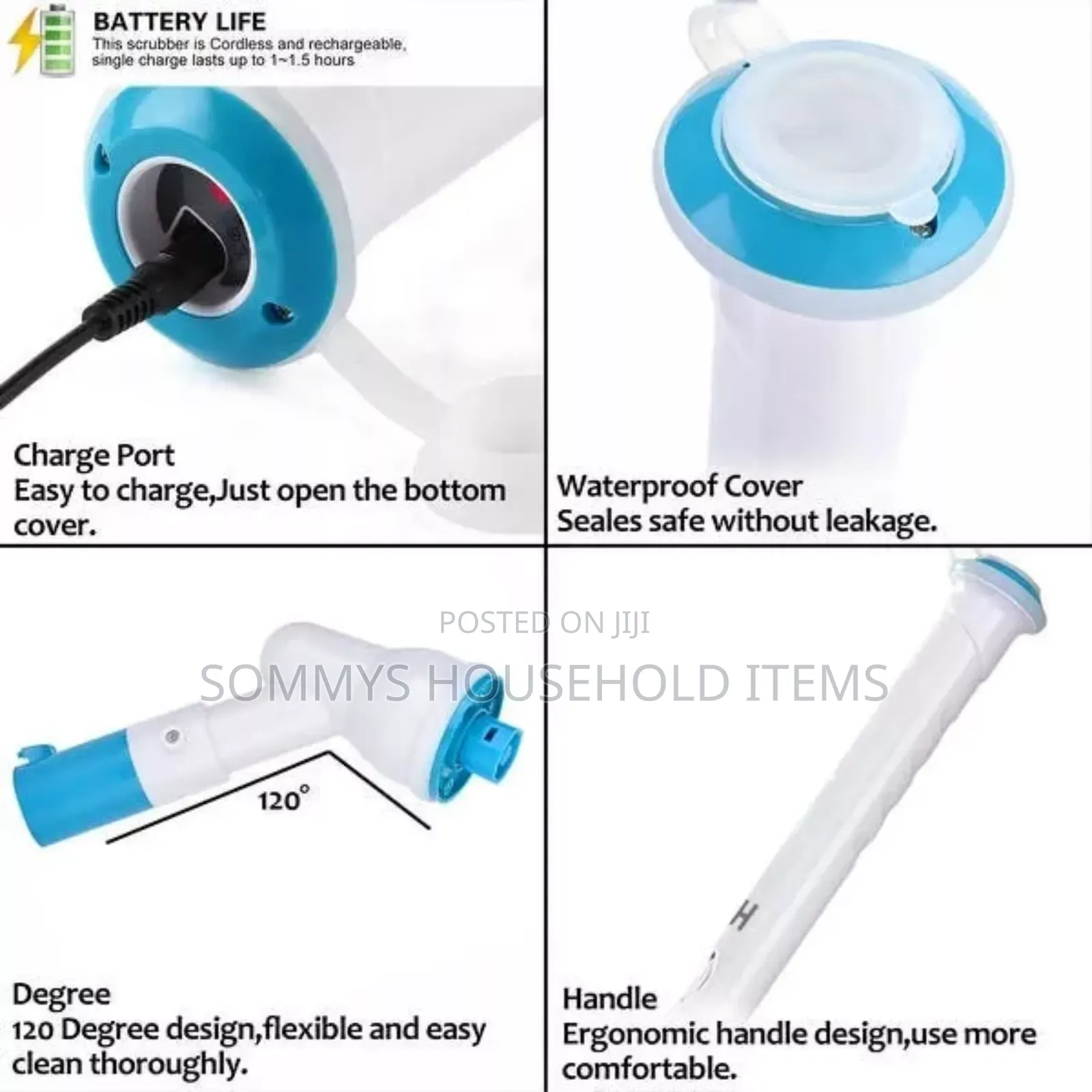 Rechargeable Spin Scrubber
