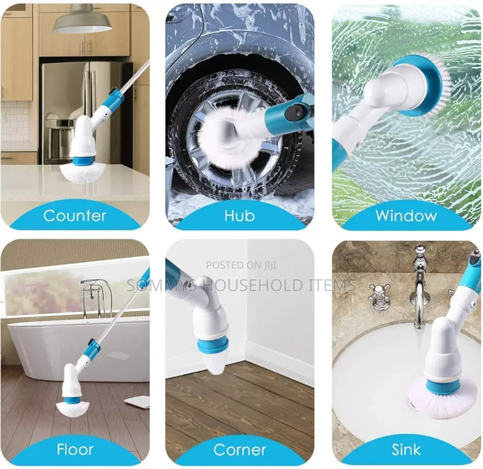 Rechargeable Spin Scrubber