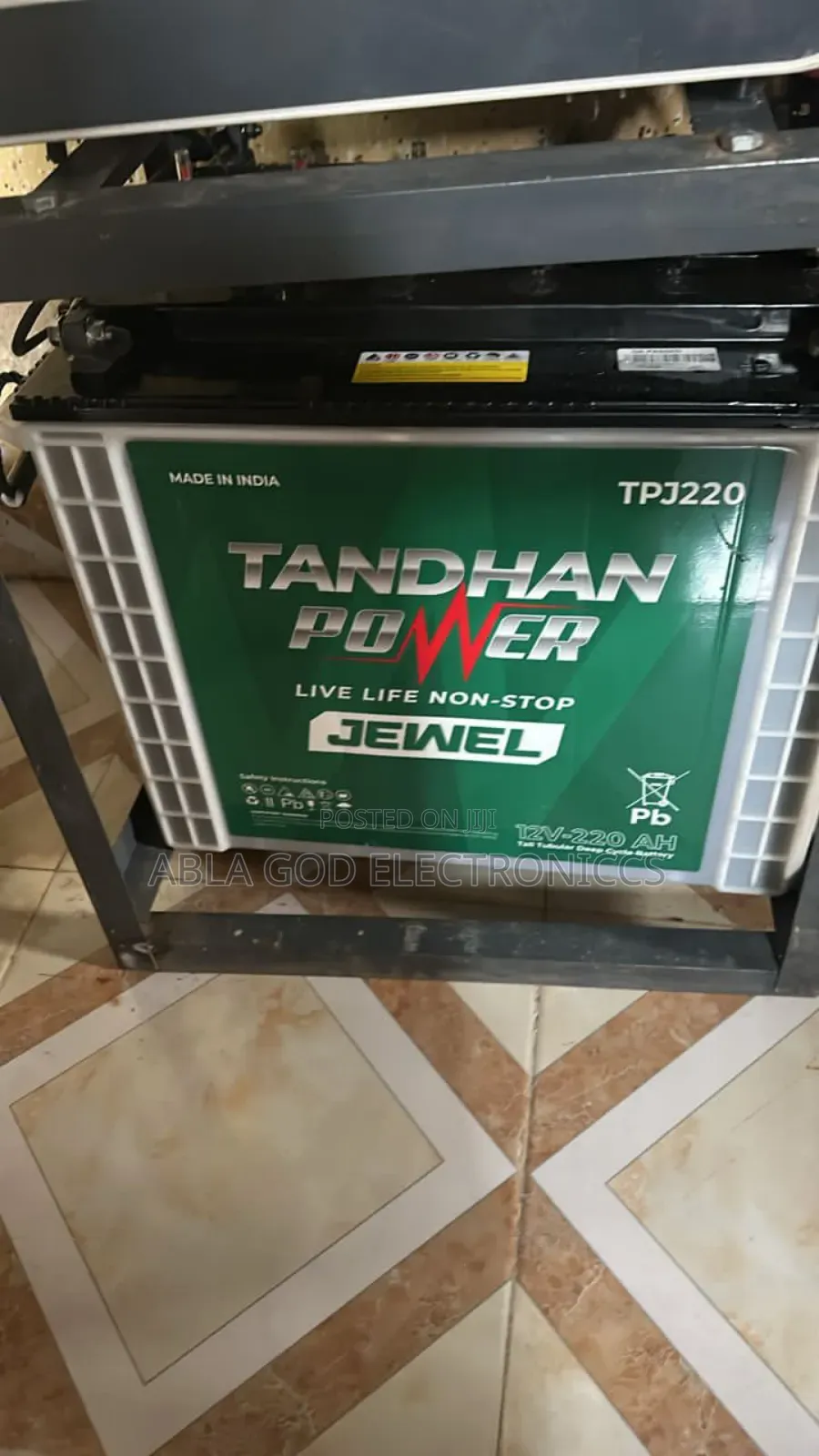 TANDHAN POWER 12v 220AH Tubular Battery.