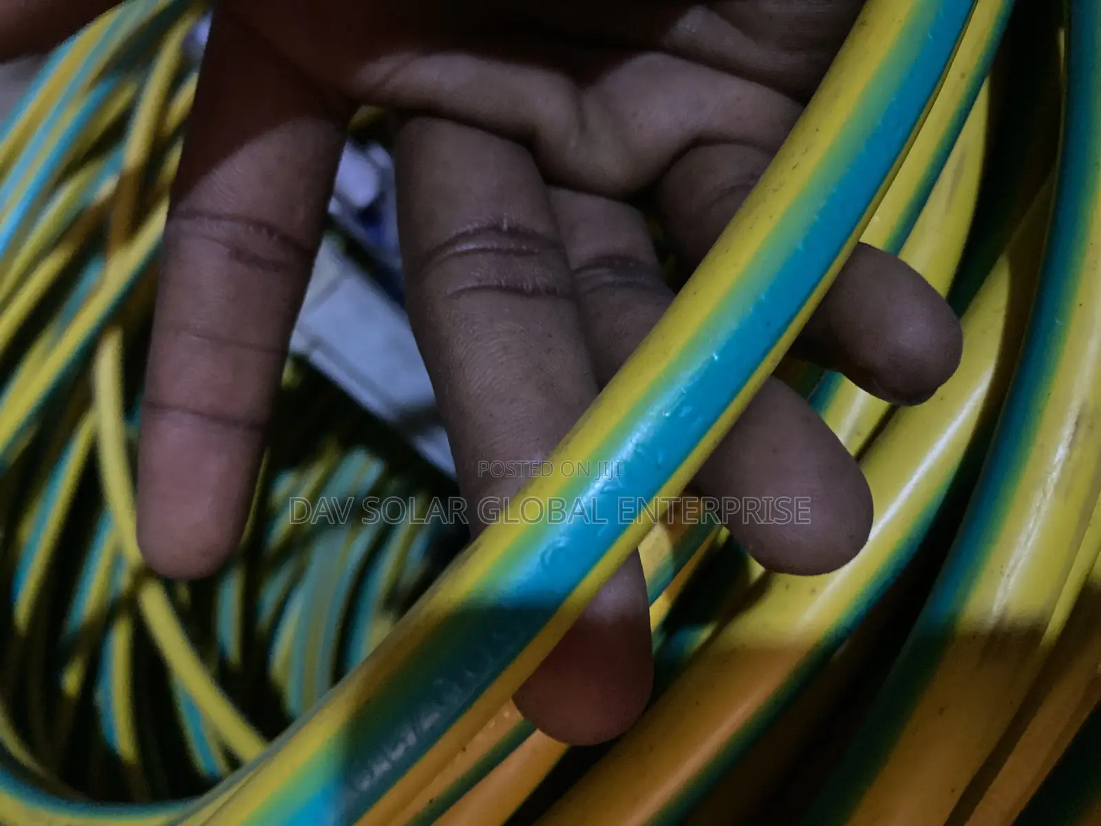 70mm Green and Yellow Cable