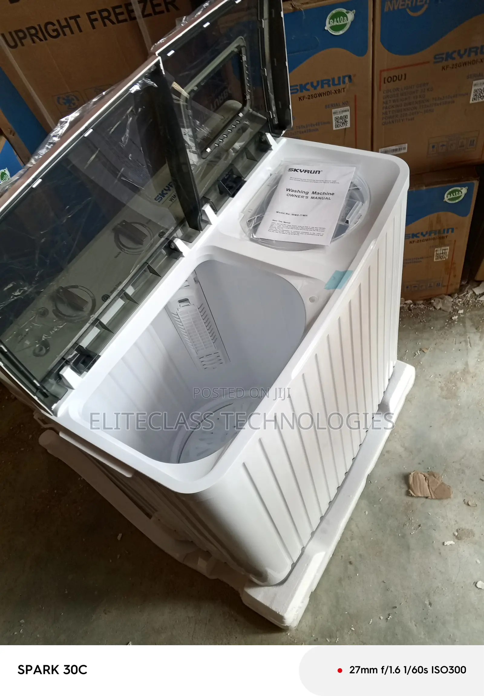 New 7kg Skyrun Top Load Washing Machine
