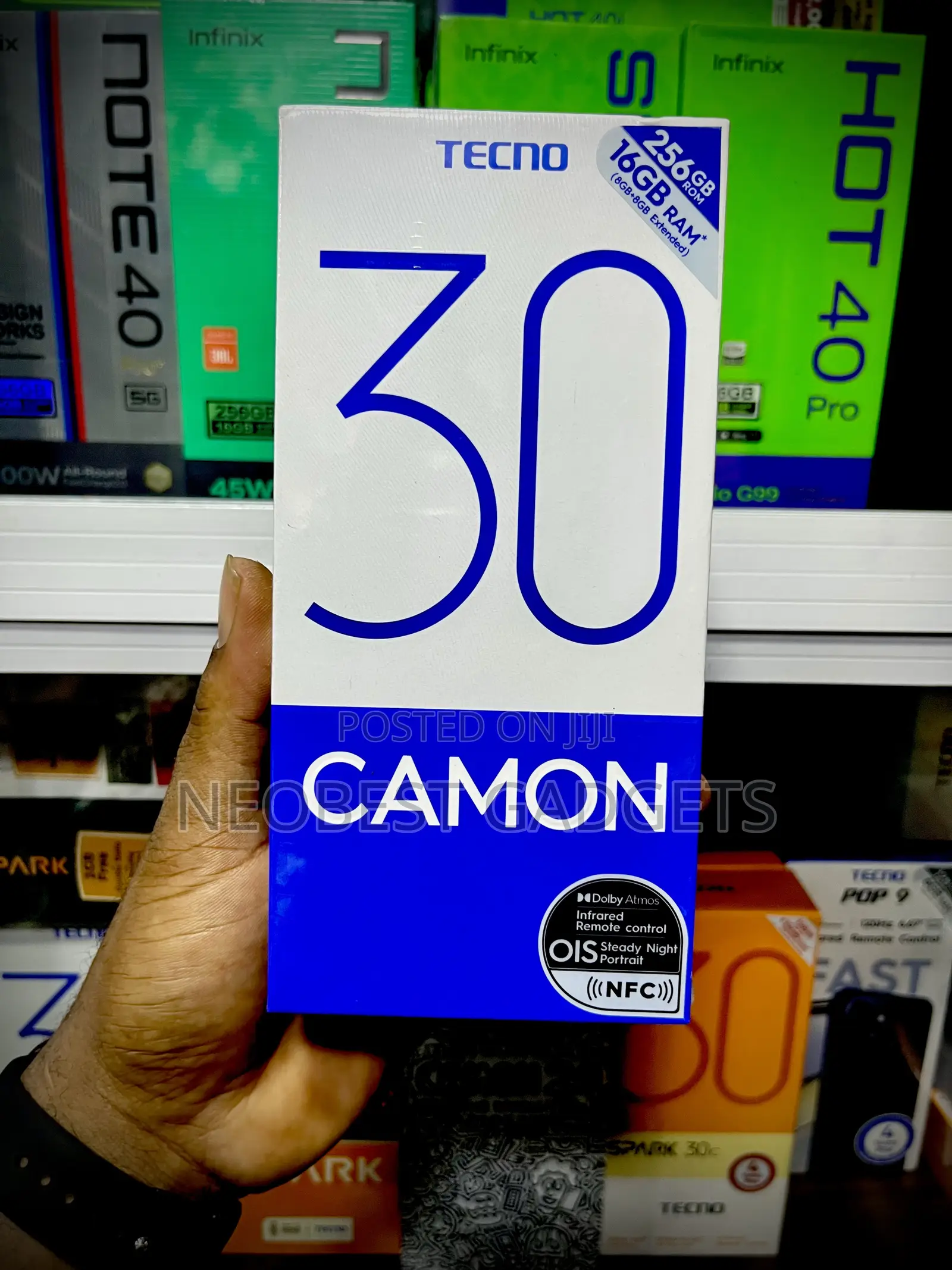 New Tecno Camon 30 256 GB Black