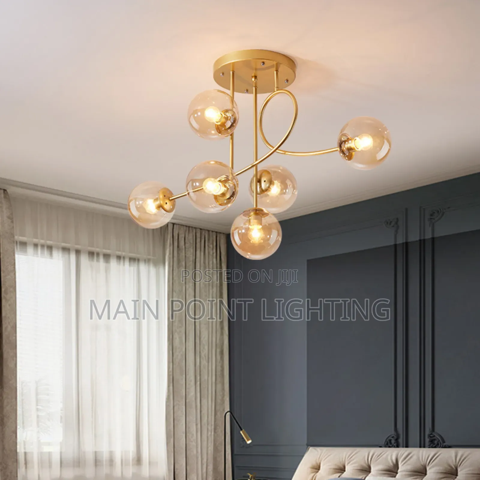 Glass Nordic Chandelier