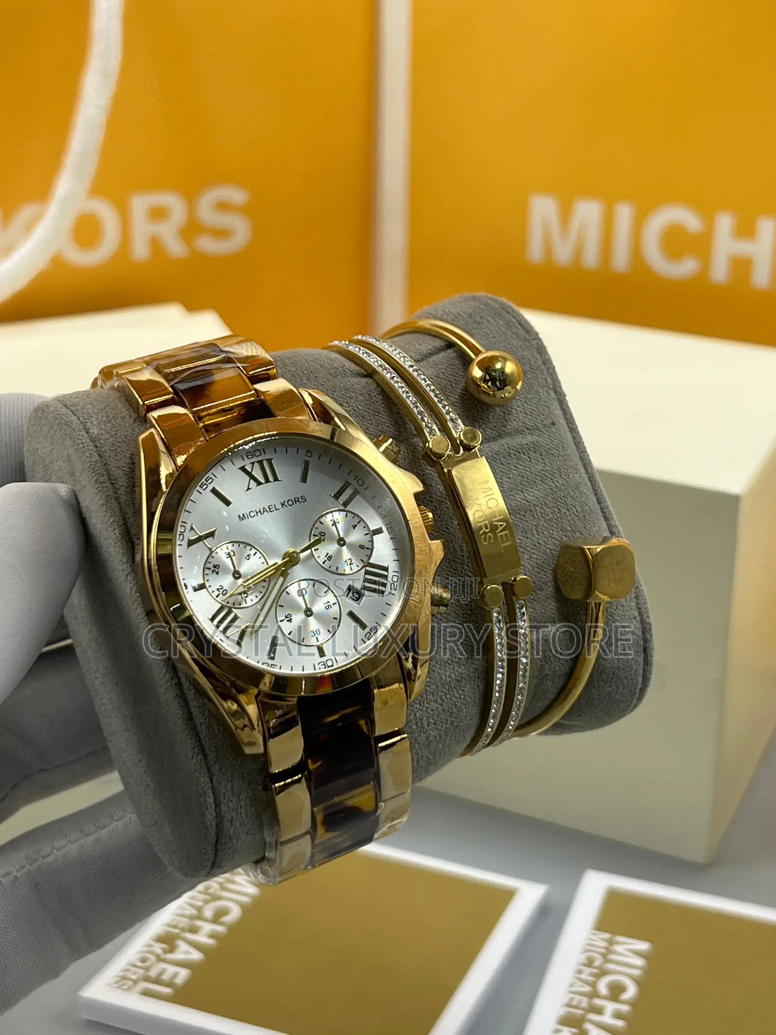 Micheal Kors Quality Ladies Chain Strap Wristwatch