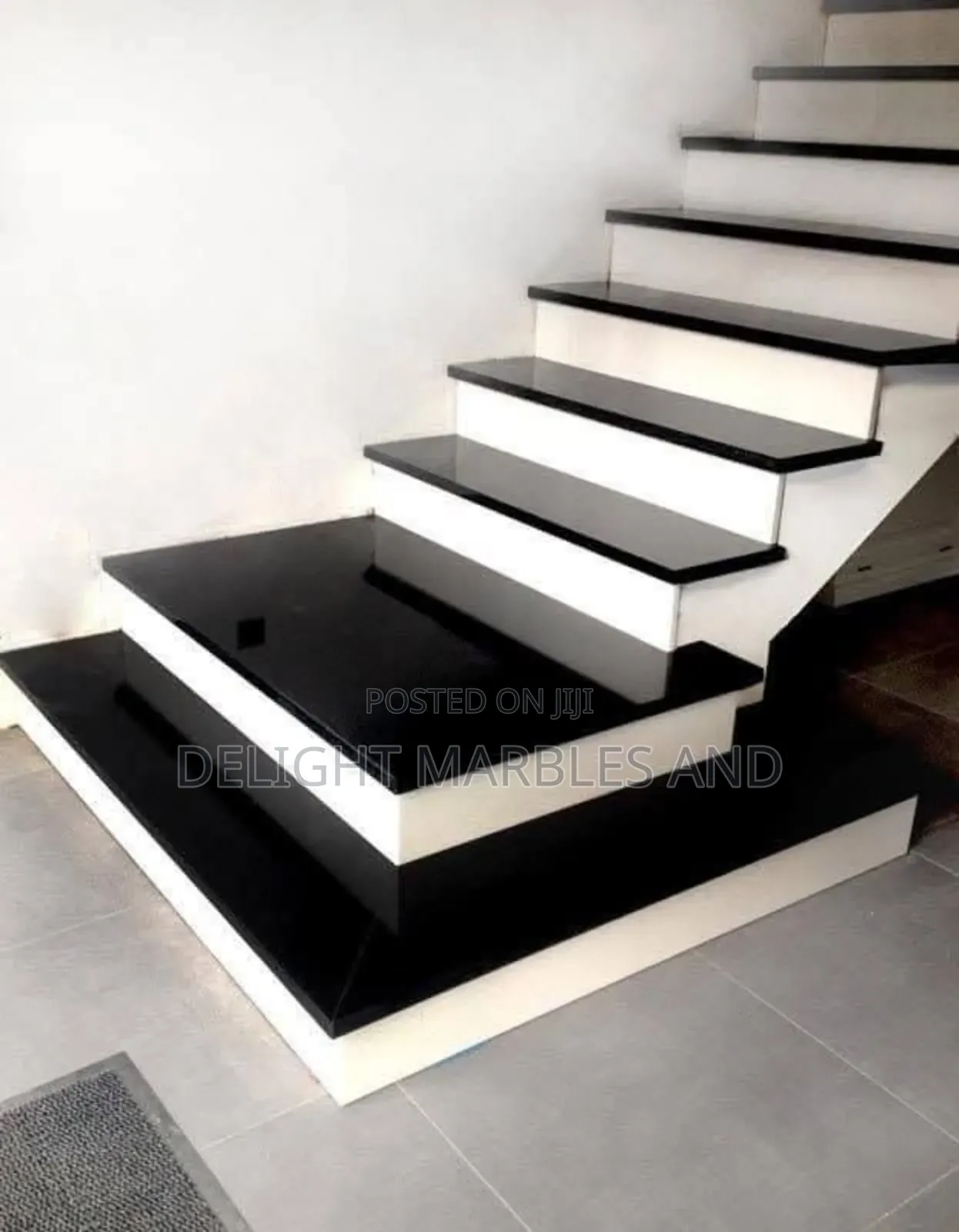 Black Granite Staircase