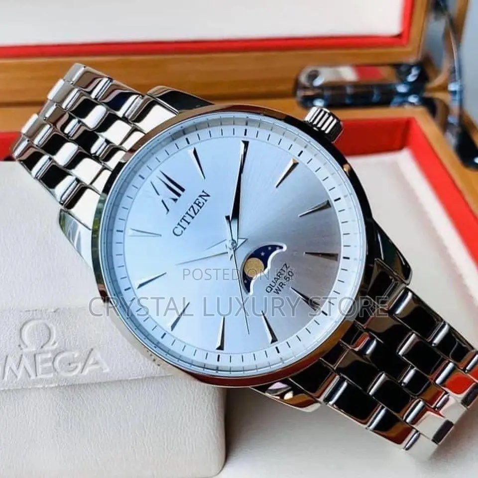 Authentic Citizen Luxury Chain Strap Wristwatch