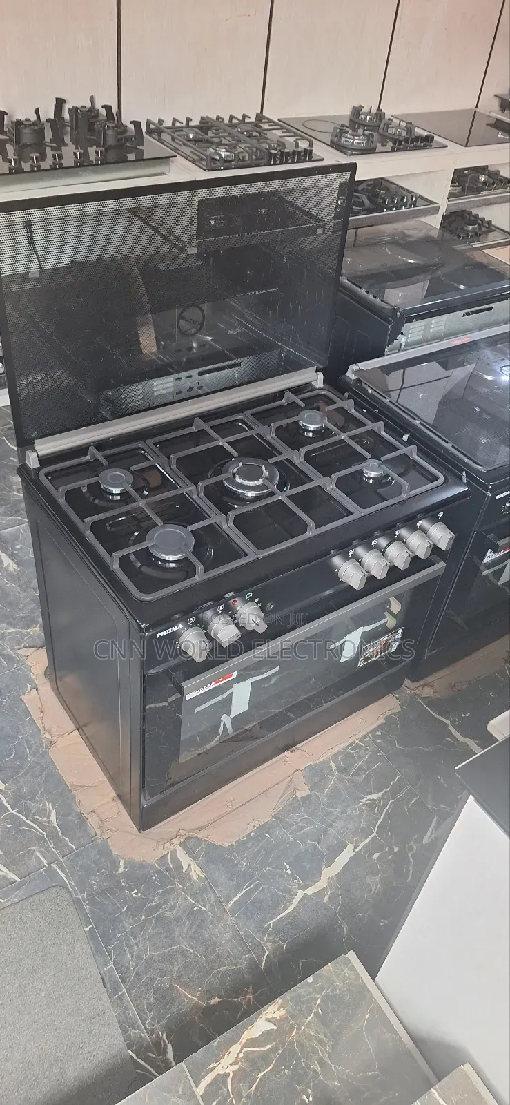 High Quality Phima 5 Burners With Oven Automatic Blue Flame