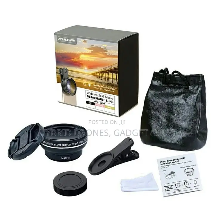 Macro Lens and Wide Angle Phone Lens for Videographer