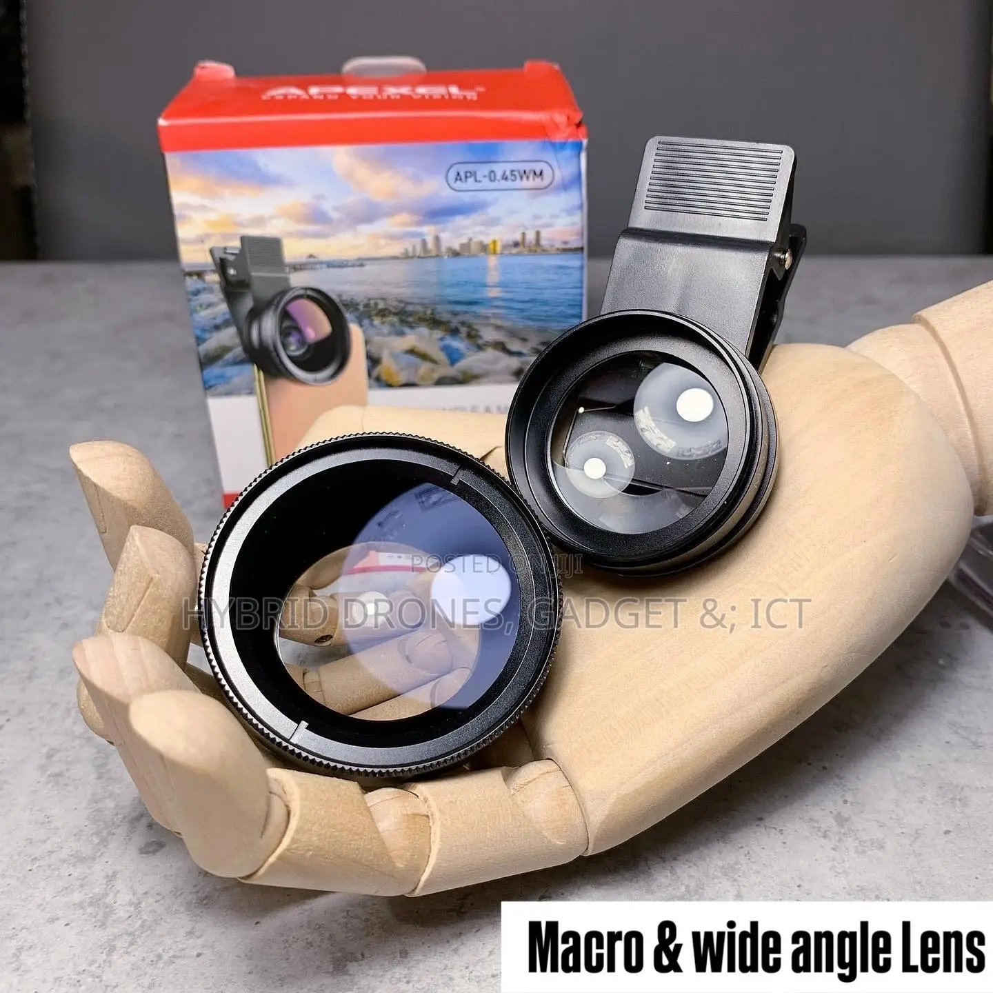 Macro Lens and Wide Angle Phone Lens for Videographer
