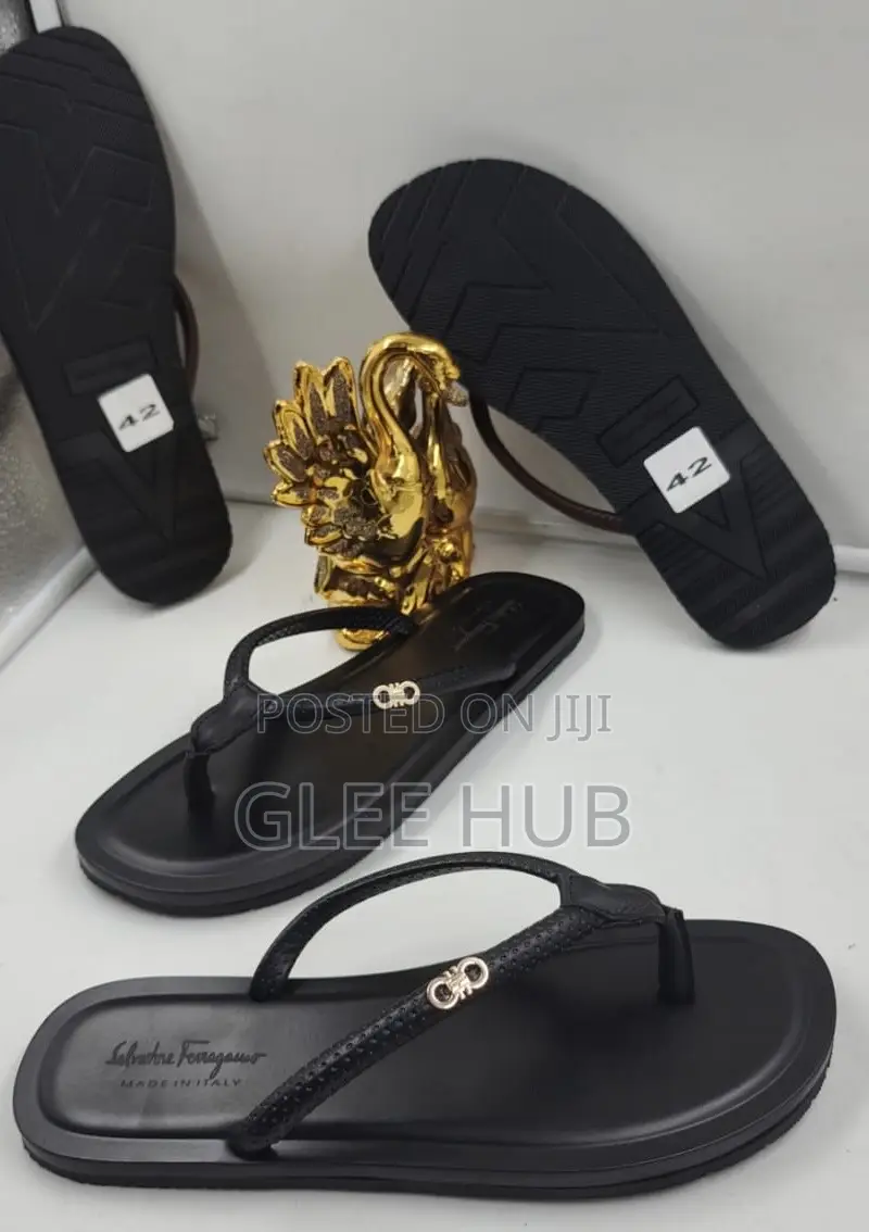 Sleek Ferragamo Slides