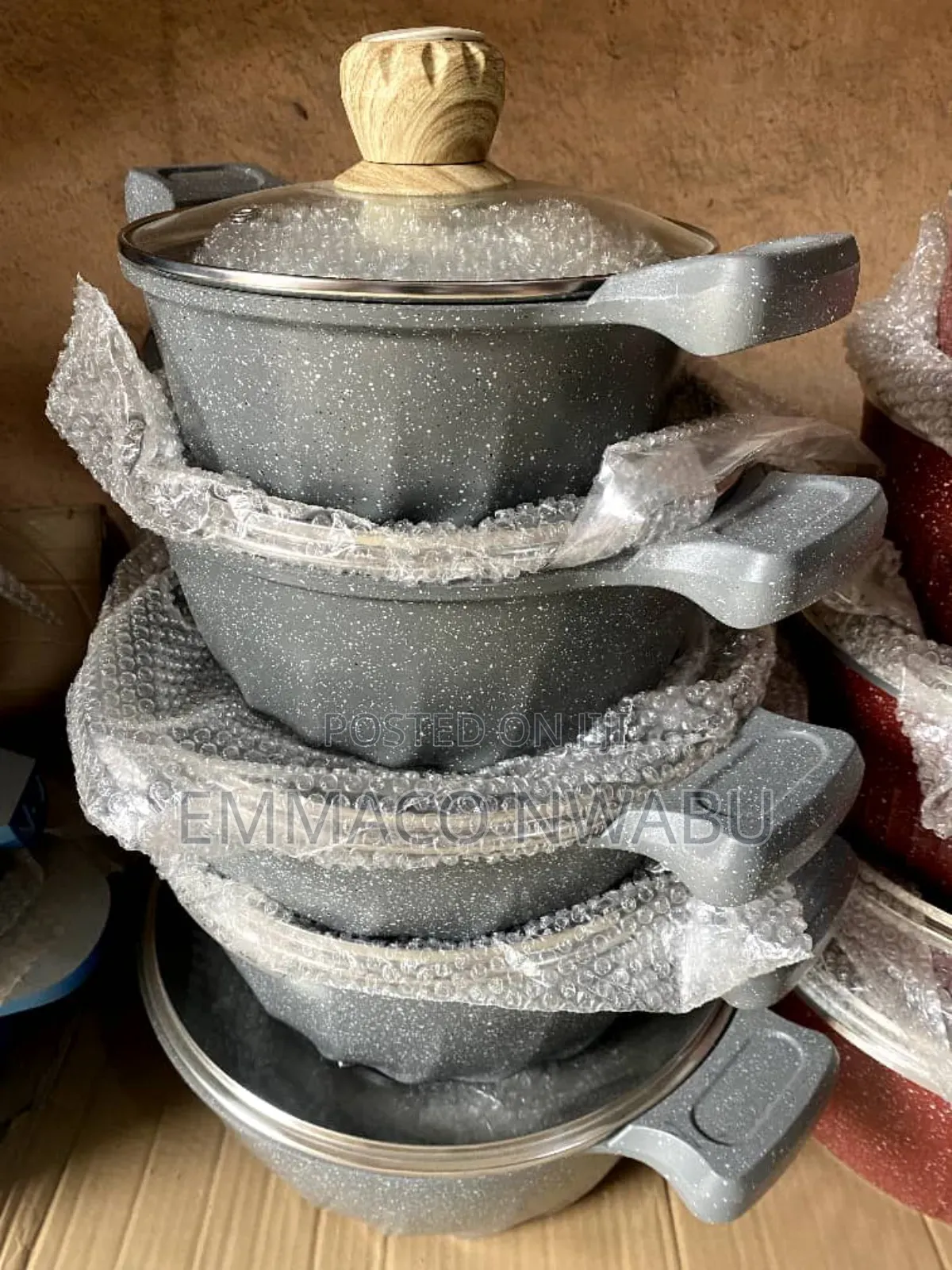 Hot Chef 10 Pieces Casserole Set Die Cast Aluminium.