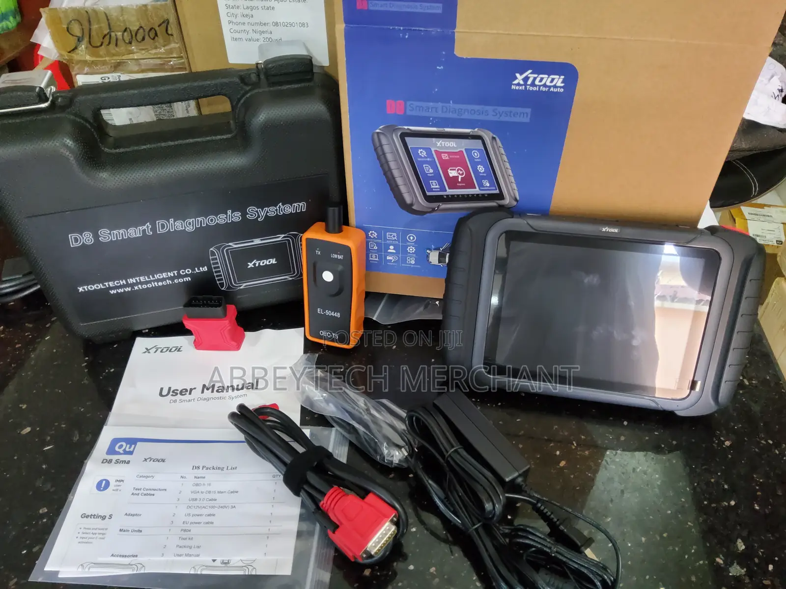 Xtool D8 All System Obd2 Car Scanner Immo Ecu Coding