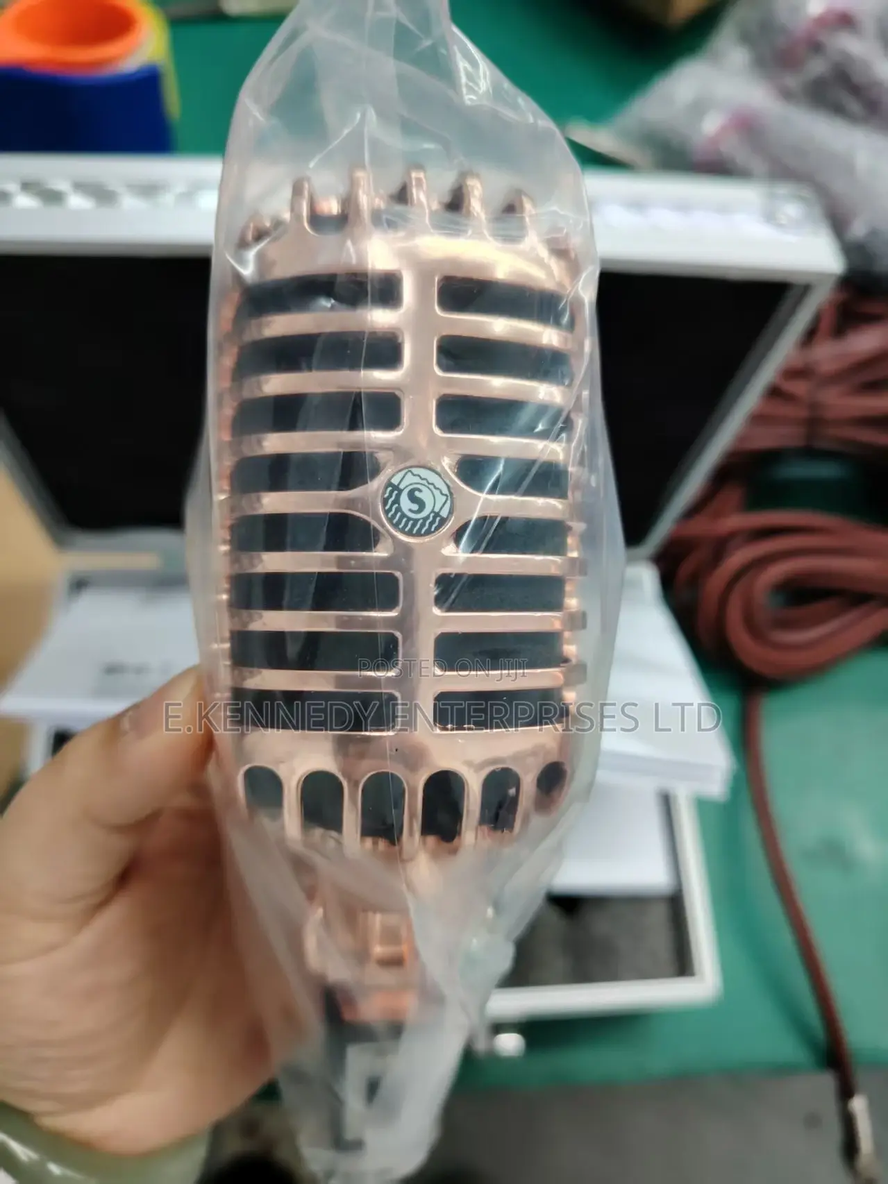 Orginal Shure 55sh Dynamic Vintage Microphone(Gold)