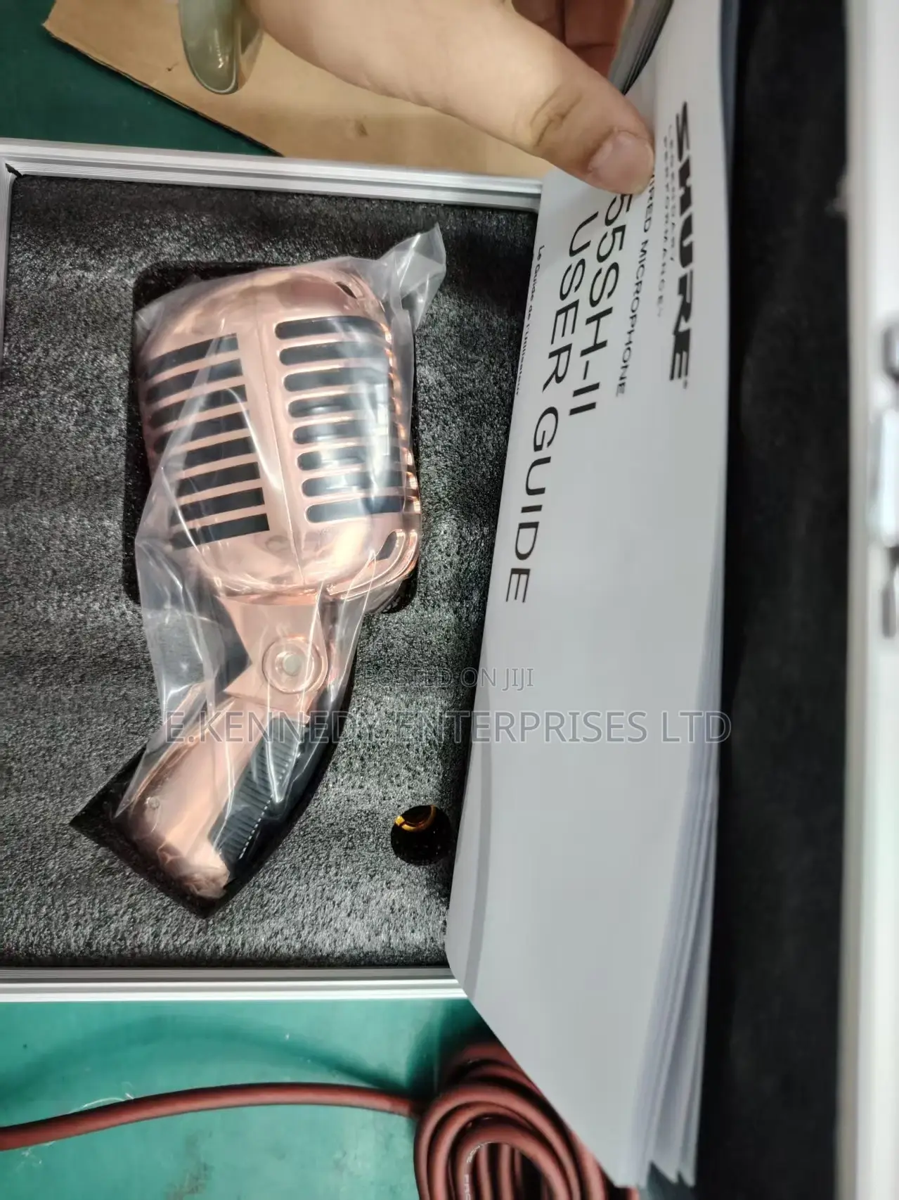Orginal Shure 55sh Dynamic Vintage Microphone(Gold)