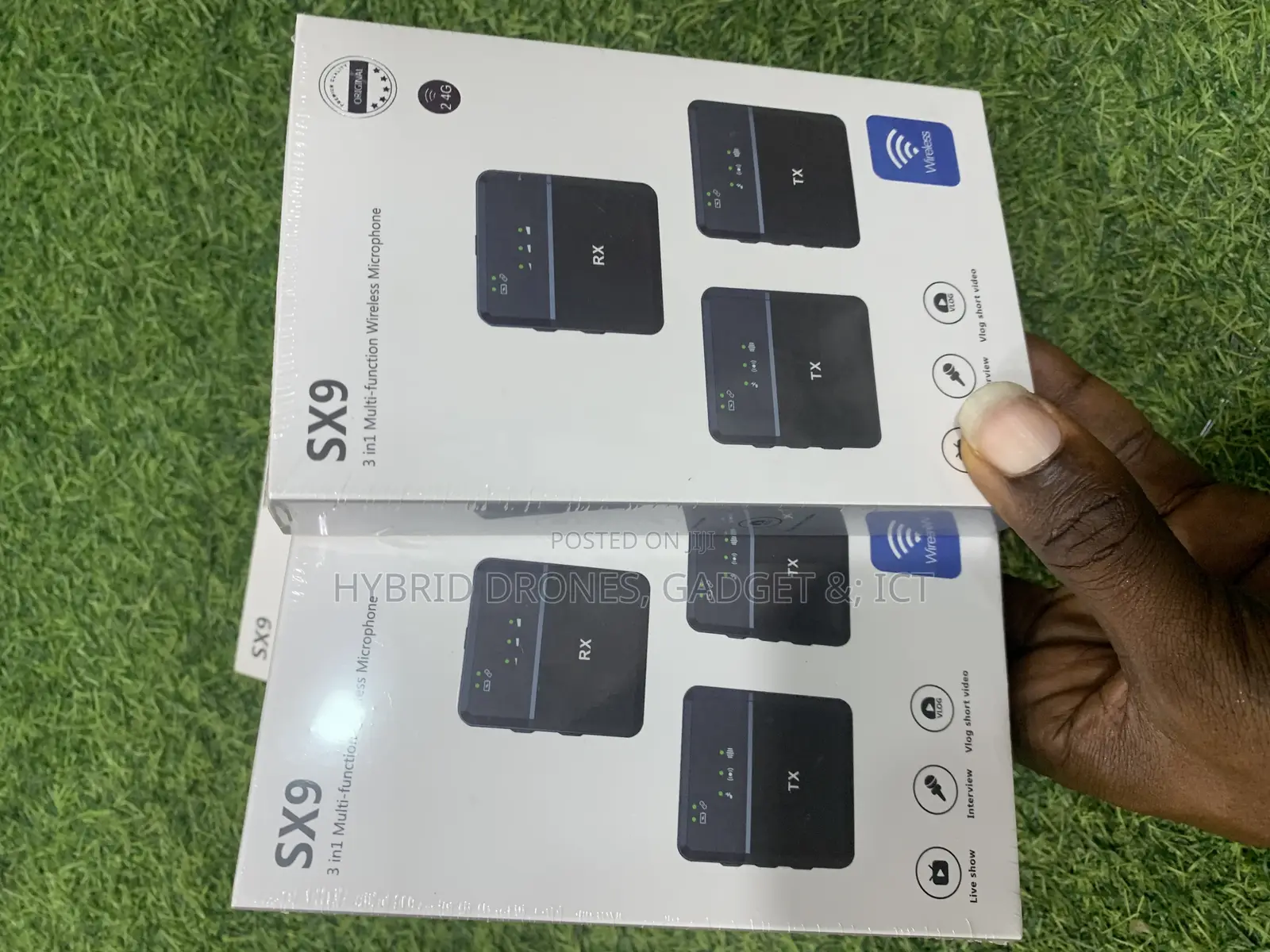 Professional SX9 Wirelss Microphone for Camera and Phones