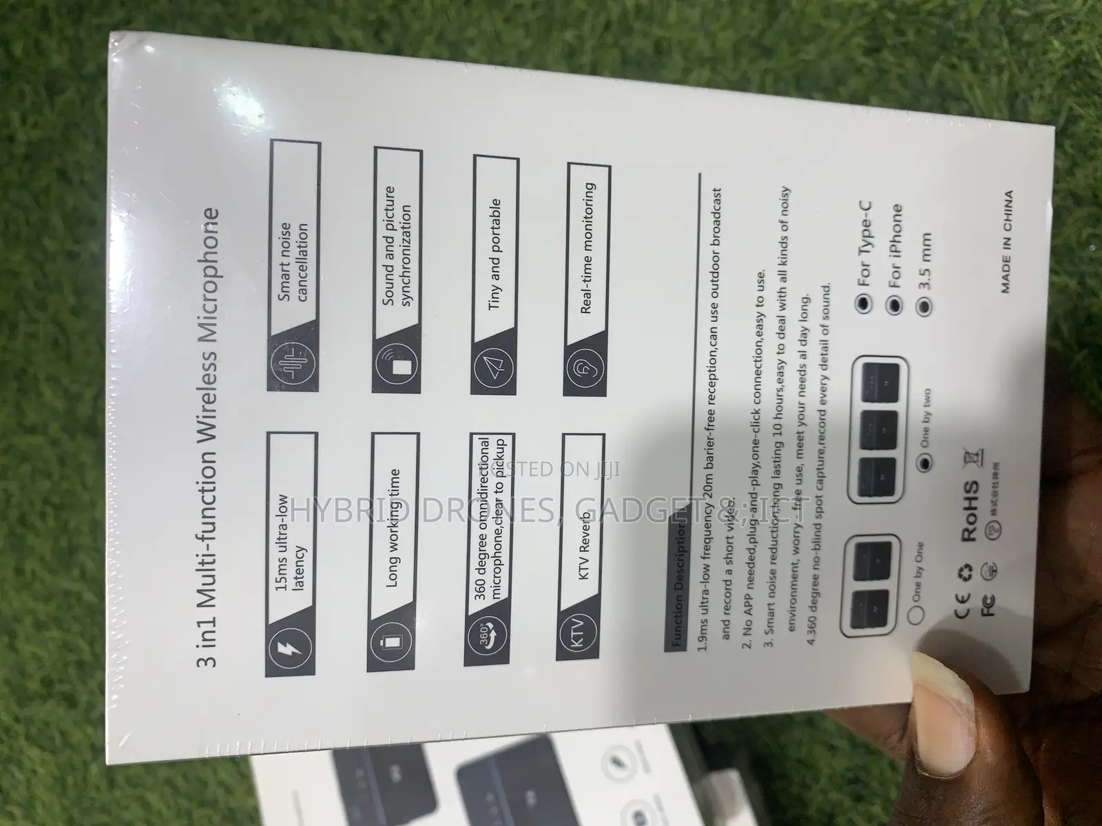 Professional SX9 Wirelss Microphone for Camera and Phones