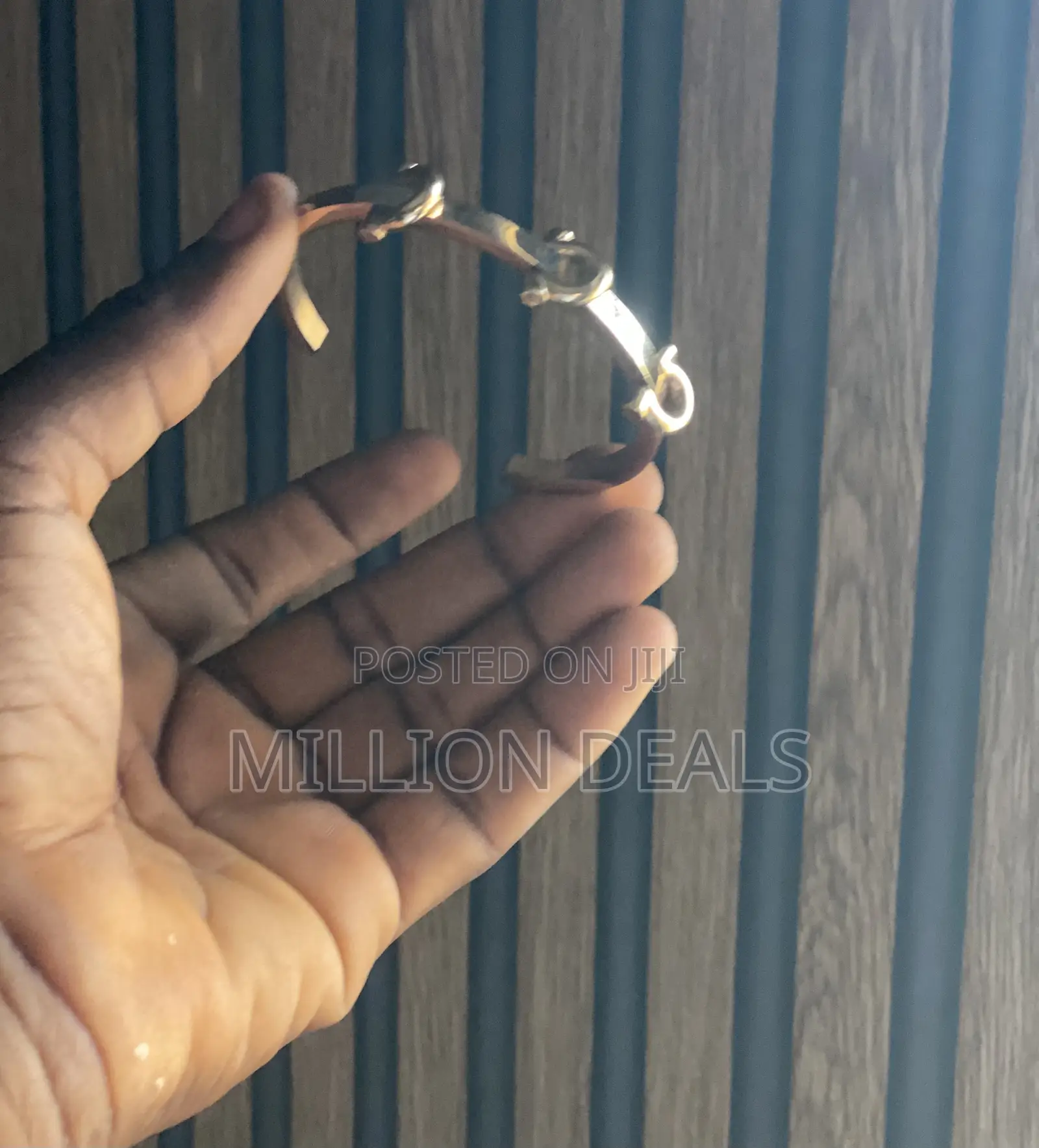 Stainless Steel Rose Gold Men's Bracelet Link