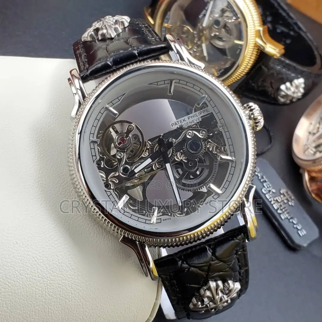 Patek Philippe Quality Luxury Men Chain Strap Wristwatch