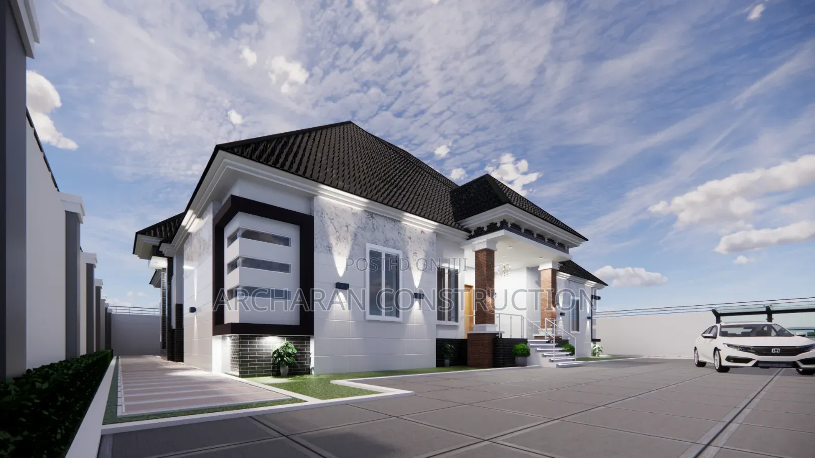 4 Bedroom Duplex 4bedroom Bungalow Design in Abuja Nigeria