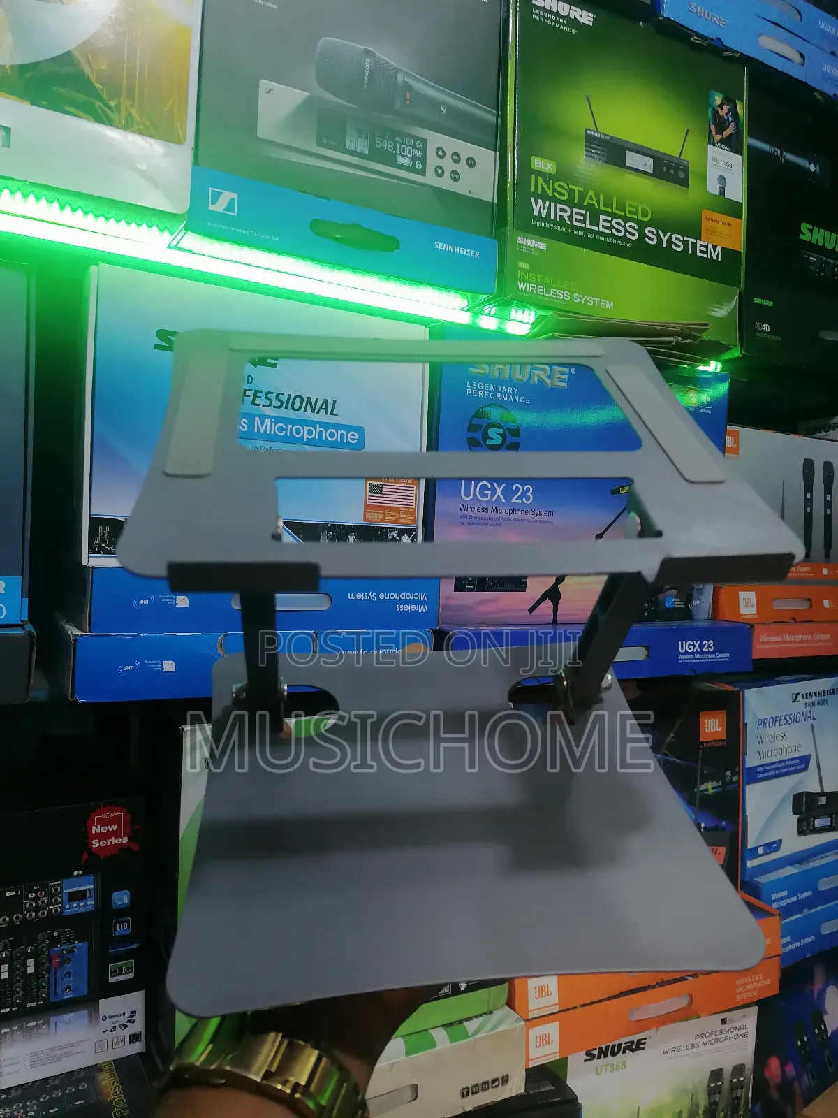 Adjustable DJ Stand for Indoor and Outdoor Activities