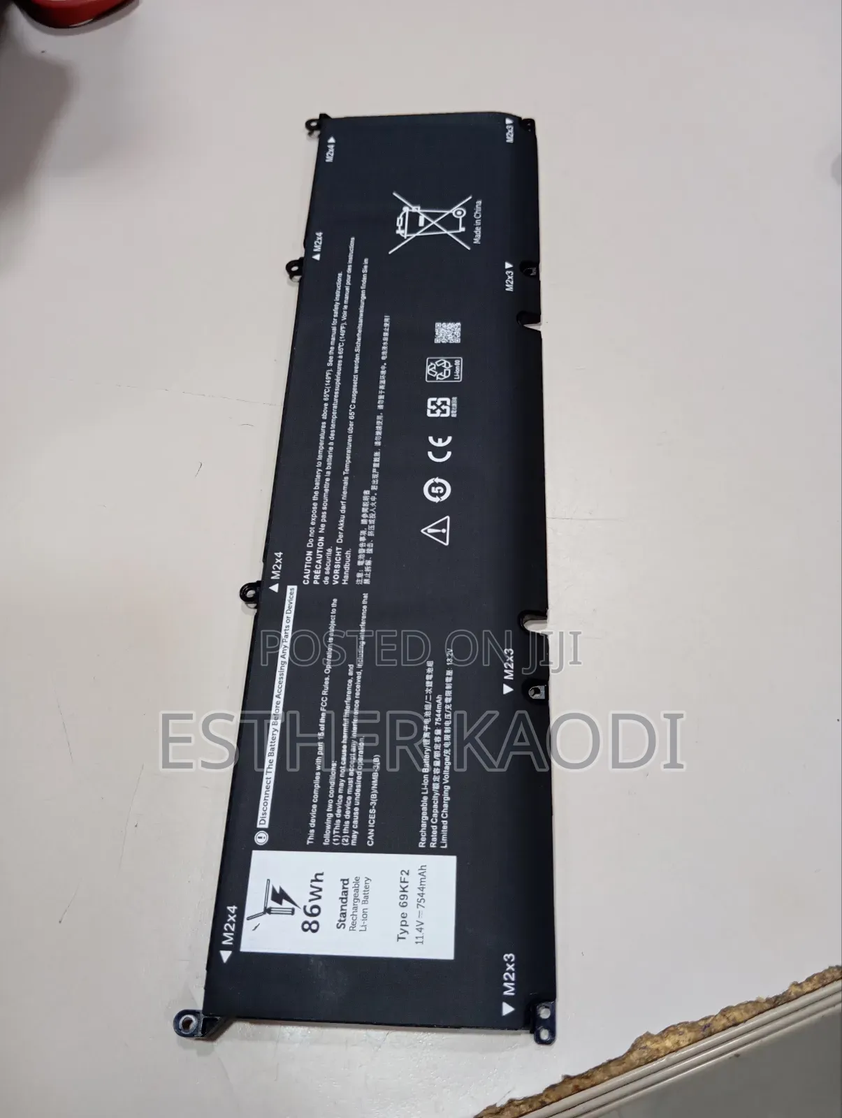 Alienware 69kf2 Battery for Dell XPS 15 9500 9510 9520