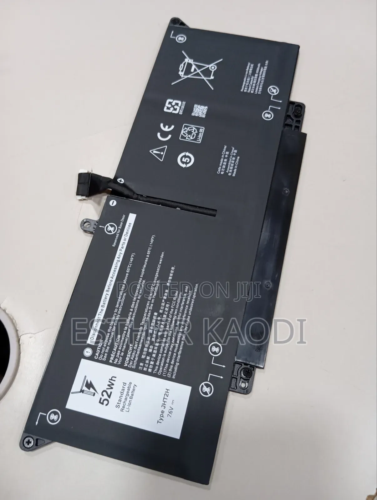 Jht2h Laptop Battery for Dell Latitude 7310 7410
