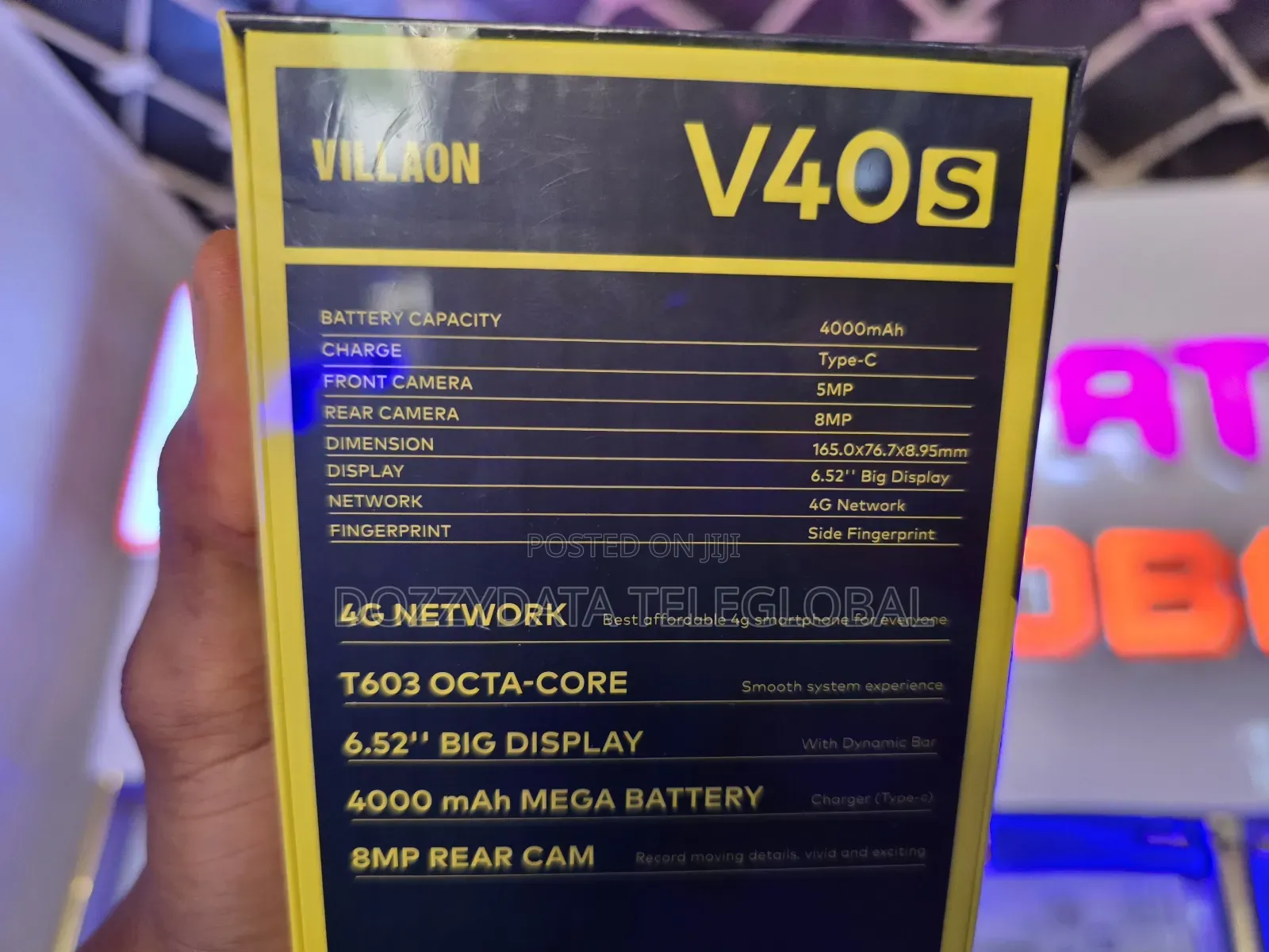New Villaon V40s 64 GB Black