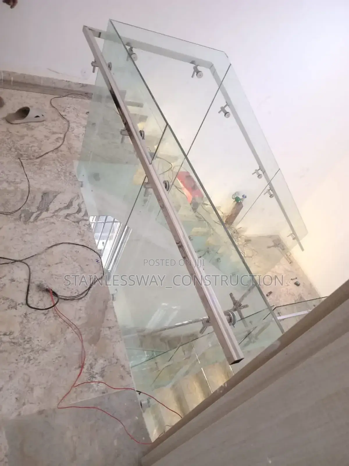 Glass Frameless Wall Glass Handrails