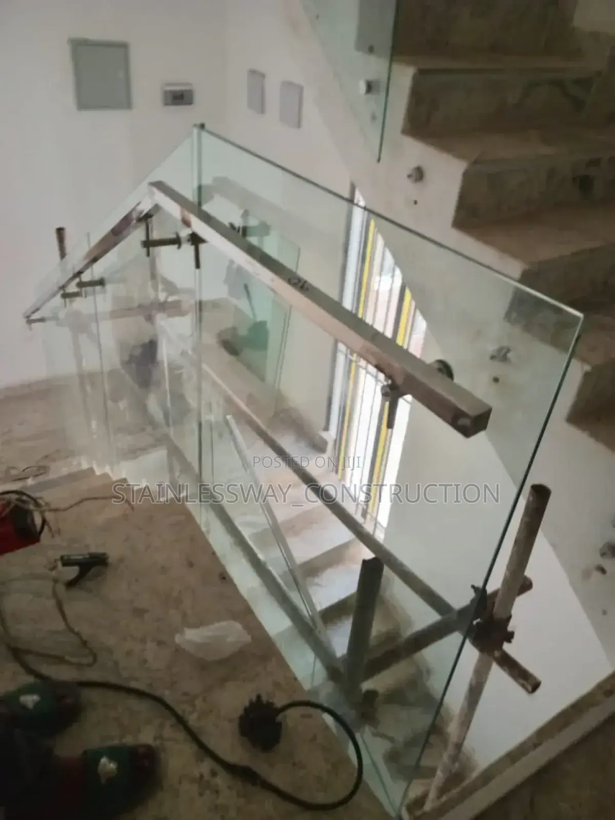 Glass Frameless Wall Glass Handrails