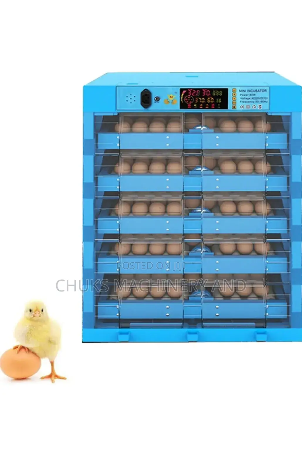 320 Eggs Automatic Dual Power Incubator