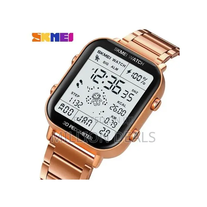 Rose Gold Unique Men's Wrist Watch Speedometer