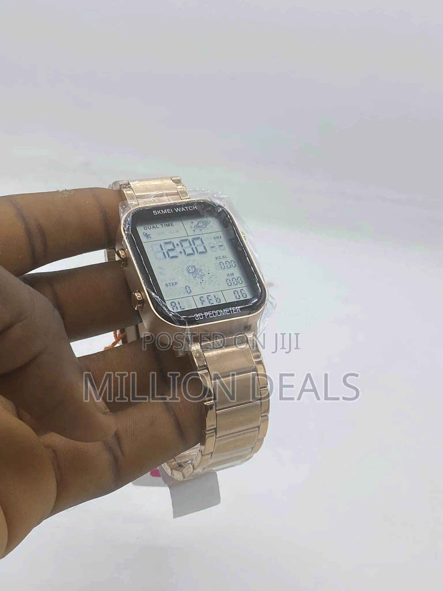 Rose Gold Unique Men's Wrist Watch Speedometer