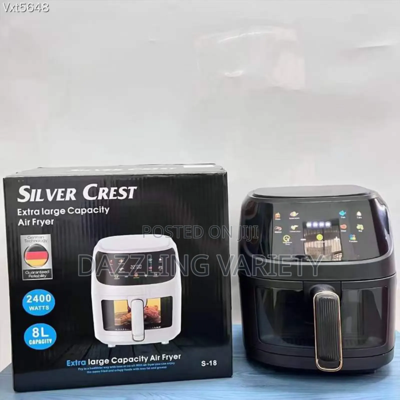 8litres Silvercrest Digital Airfryer for Frying Without Oil