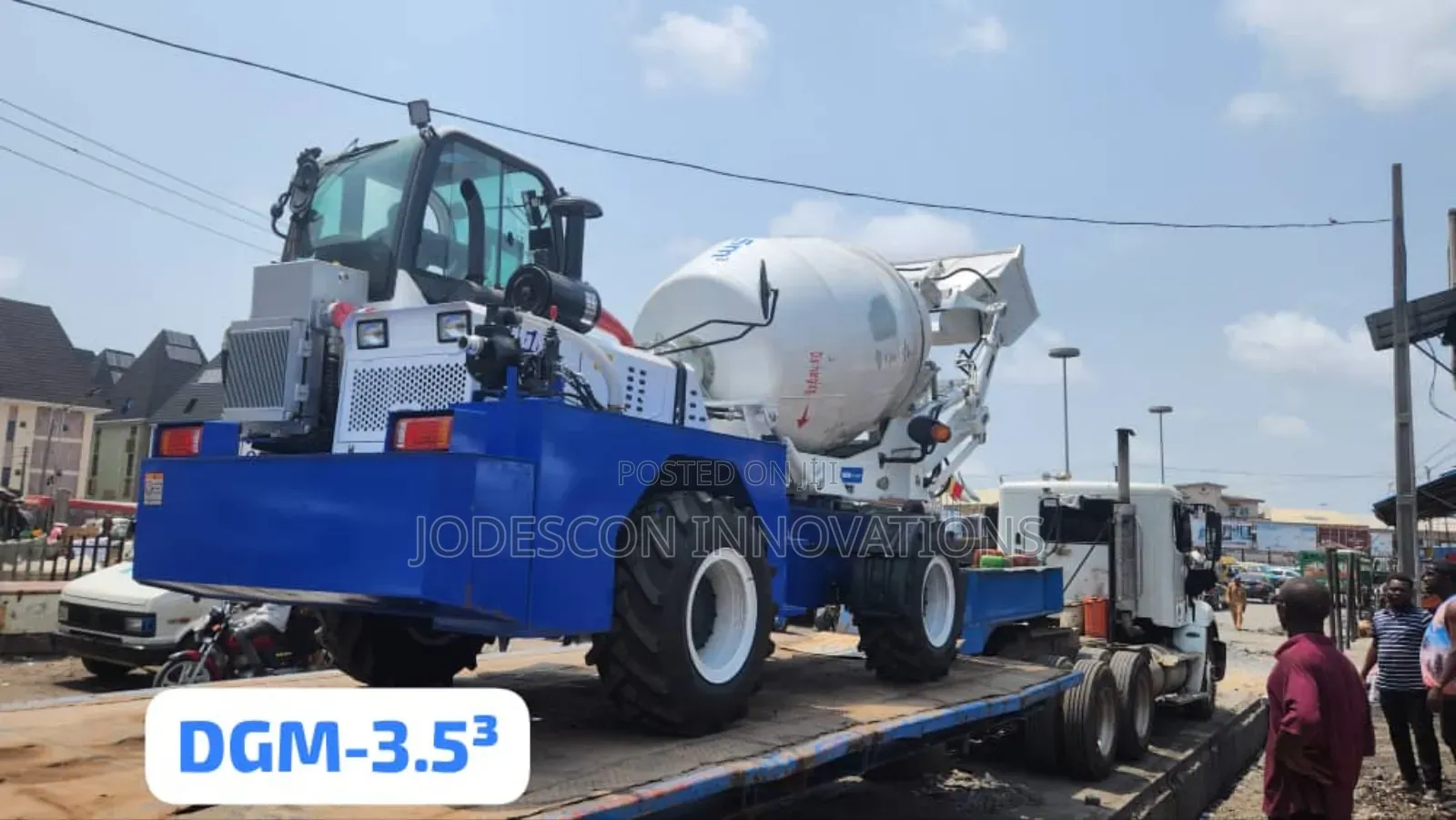 Self Loader Concrete Mixer Truck