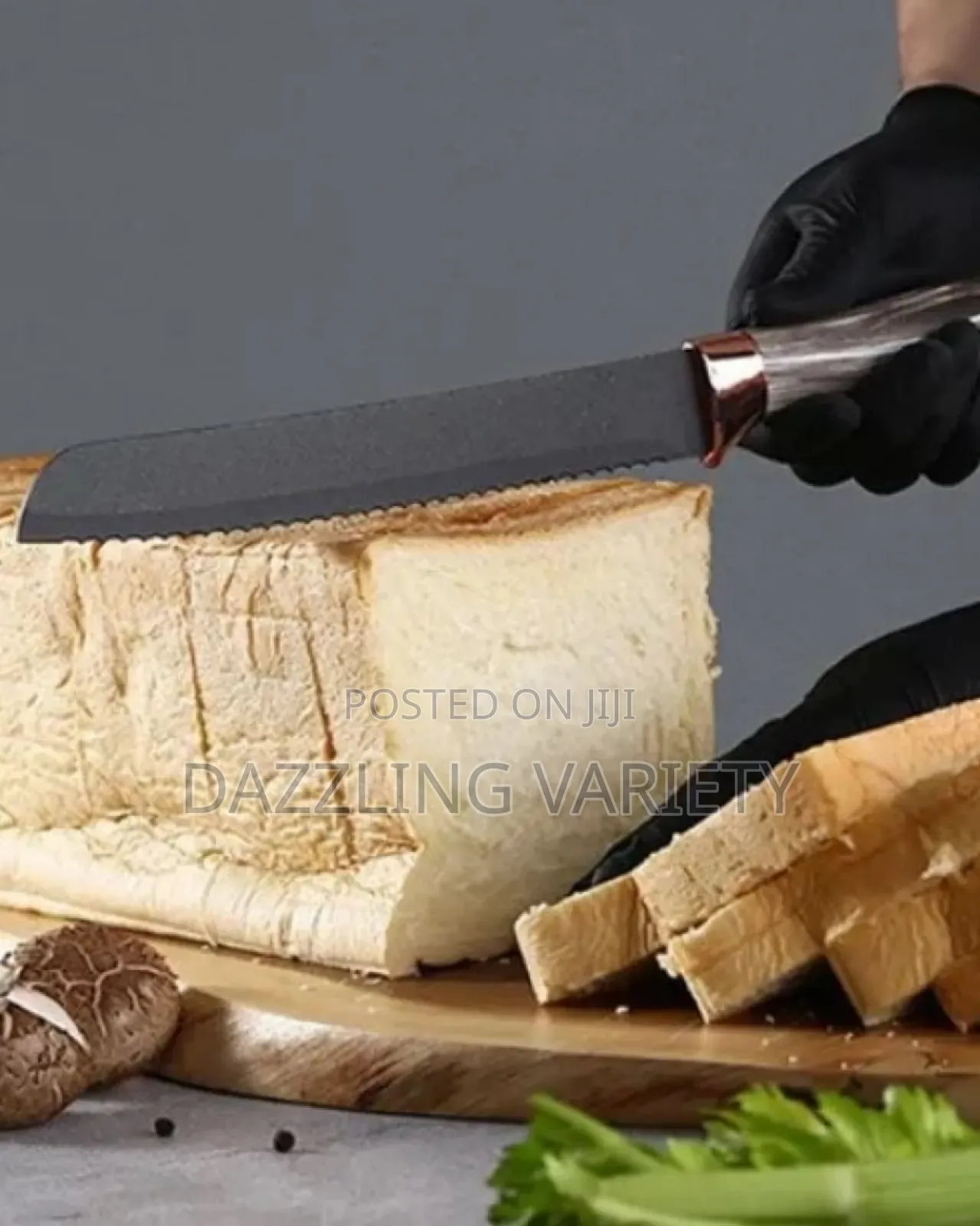 7 PCS Kitchen Knife Set With Acrylic Stand Knife Sharpener
