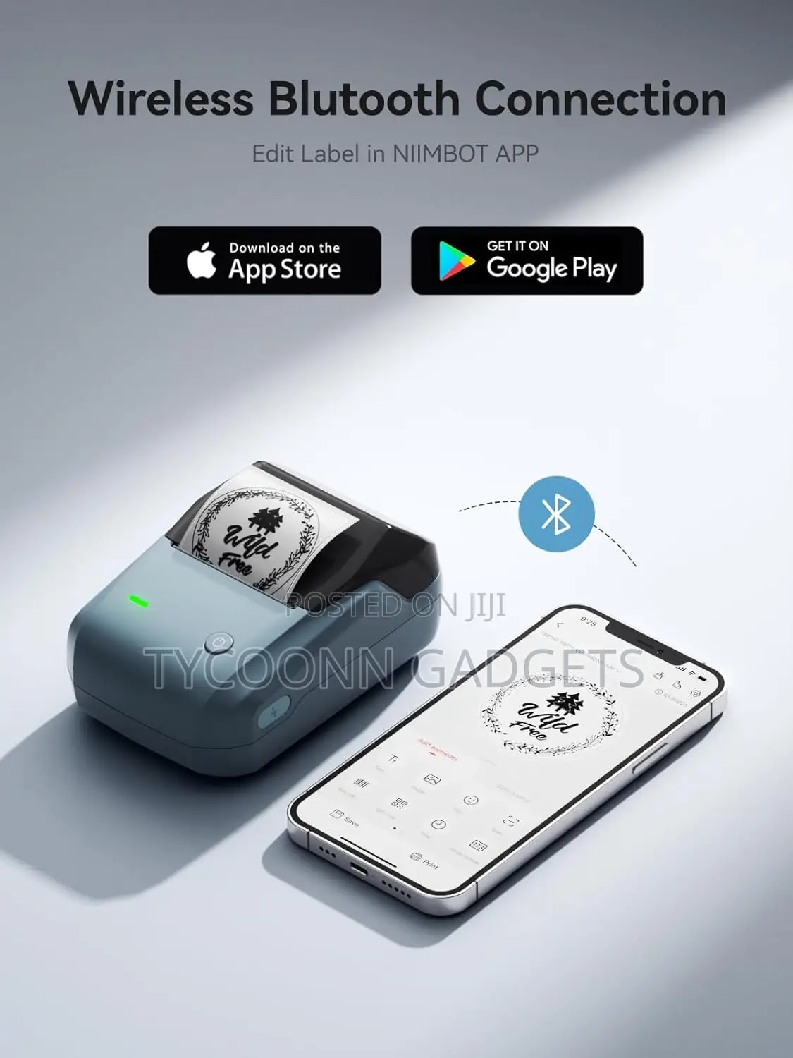 Niimbot B1 Label Makers,Portable Printer For Address,Busines