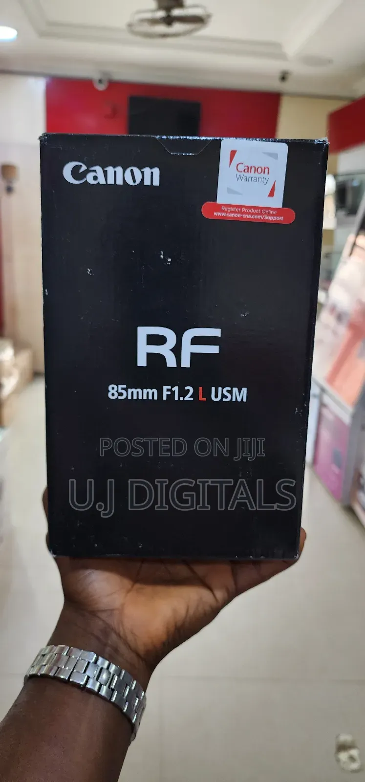Canon RF 85mm F1.2L.Is USM Lens