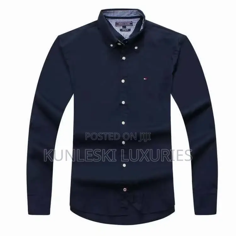Quality Tommy Hilfiger Long Sleeve Shirt for Men
