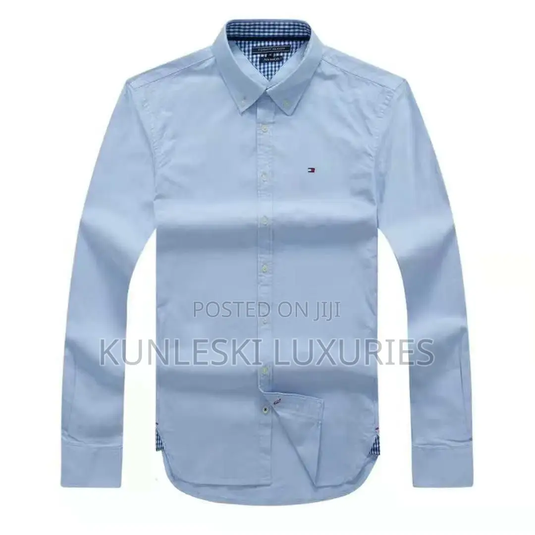 Quality Tommy Hilfiger Long Sleeve Shirt for Men